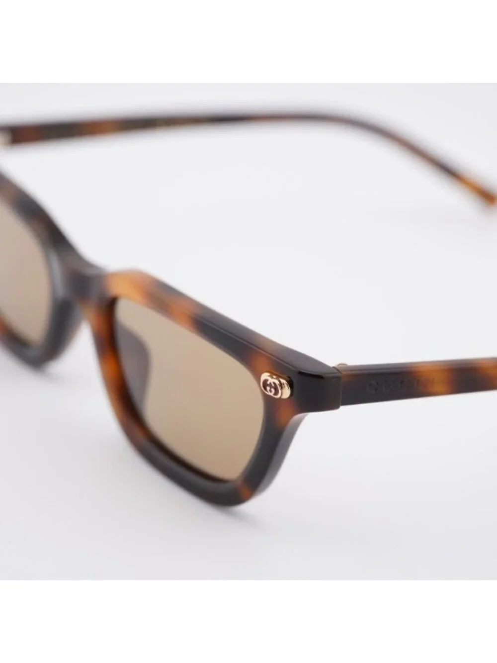 Gucci GG1944S 006 Sunglasses Havana Rectangle Frame, Brown Lenses